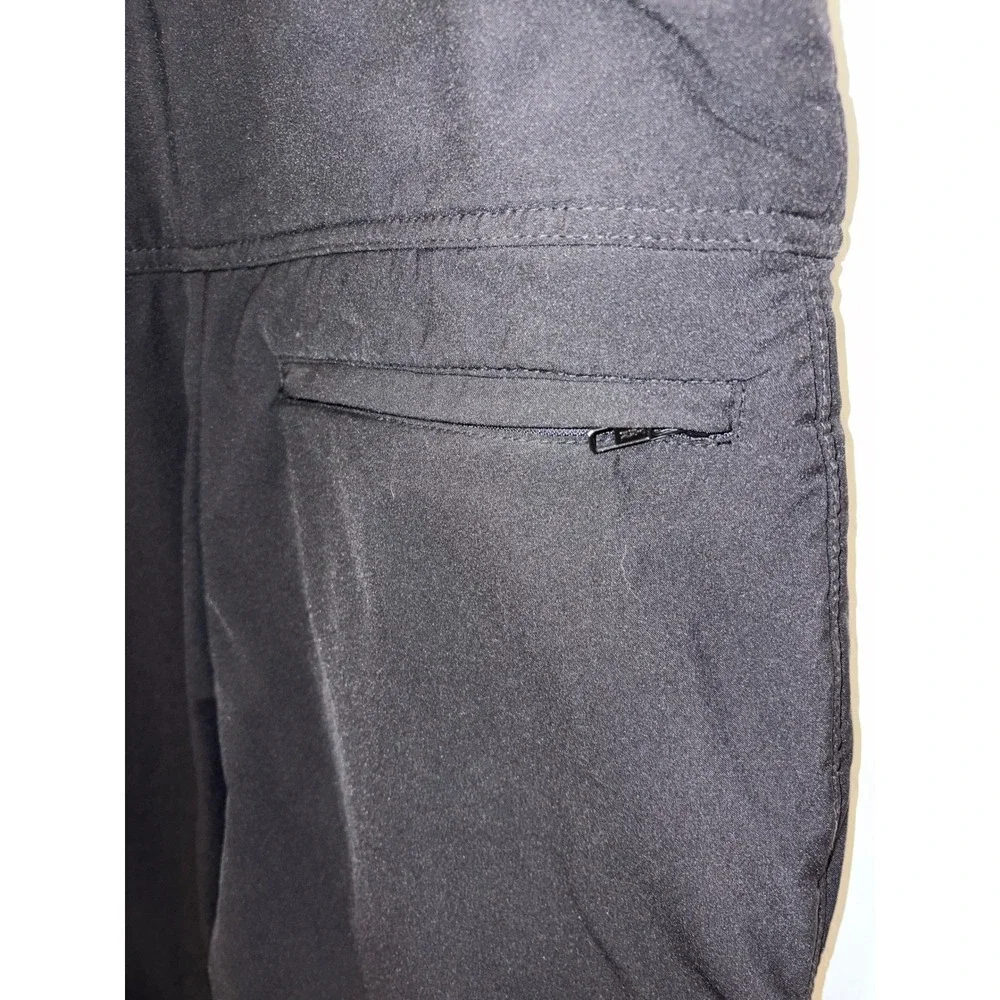 Mens 36 Soft Shell VTG Obermeyer Ober-Bib Black Overalls Snow Ski Snowboard S‎